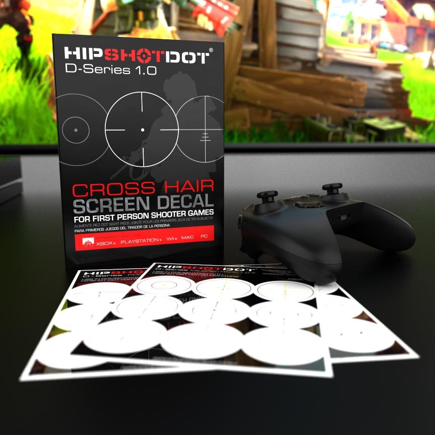 Airdrop Gaming can help you get better at FPS with our crosshair stickers for monitors