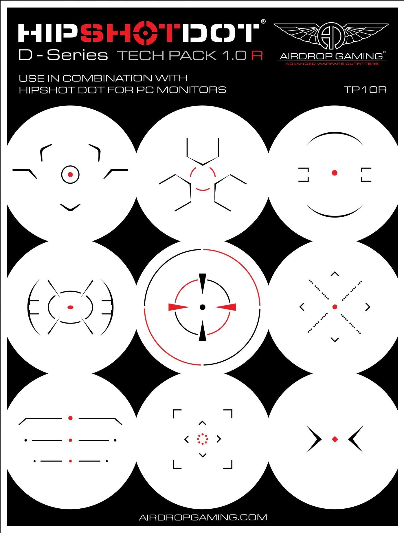 Pro Gamer Cheat Crosshair Decal - Aim Trainer - Weapon Buff Hit